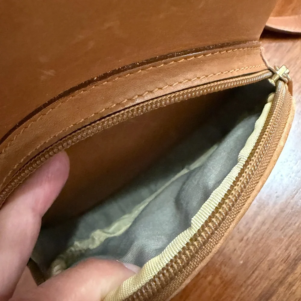Brown Leather Crossbody Bag
